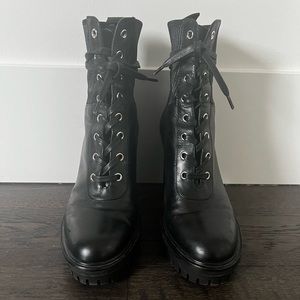 GIANVITO ROSSI - Black Martis Boots - Size 38.5 - Excellent Condition!!